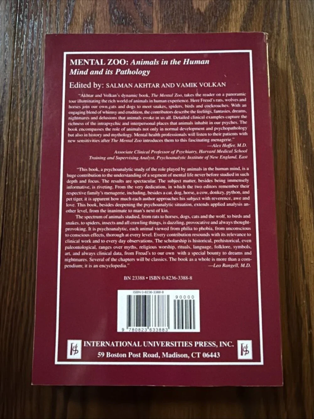 Mental Zoo: Animals in the Human Mind and its Pathology